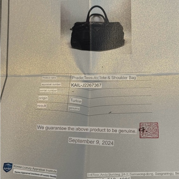 PRADA TESSUTO Tote/ Shoulder Bag - Picture 13 of 13